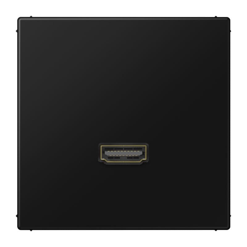 Jung - Connecteur Multimédia 1 x HDMI / LS 990 Noir