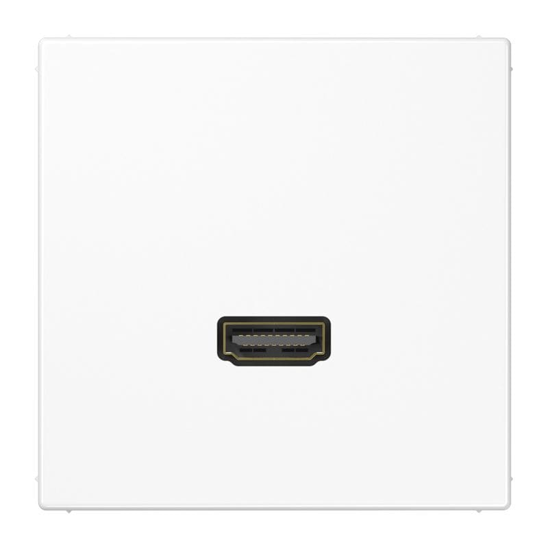 Jung - Connecteur Multimédia 1 x HDMI / LS 990 Blanc