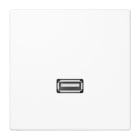 Jung - Connecteur Multimédia 1 x USB 2.0 / LS 990 Blanc