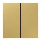 Jung - Kit touche complet 1 voie pour platine F40 / LS 990 Laiton doré