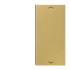 Jung - Touche 2 voies avec flèches pour platine F40 / LS 990 Laiton doré