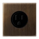 Jung - Prise US-NEMA 15A / LS 990 Laiton ancien