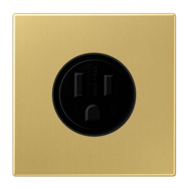 Jung - Prise US-NEMA 15A / LS 990 Laiton doré