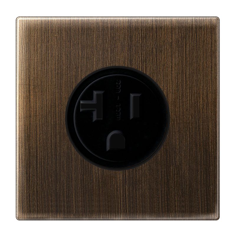 Jung - Prise US-NEMA 20A / LS 990 Laiton ancien