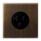 Jung - Prise US-NEMA 20A / LS 990 Laiton ancien