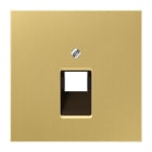 Jung - Enjoliveur pour prise RJ simple IAE/UAE / LS 990 Laiton doré