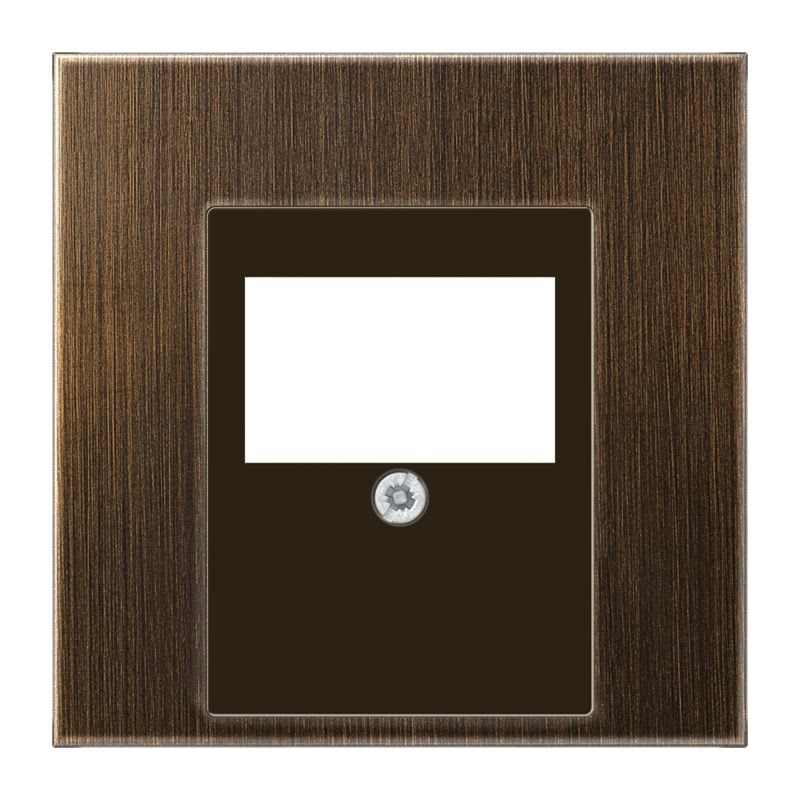 Jung - Enjoliveur pour prise USB et RJ TAE / LS 990 Laiton ancien