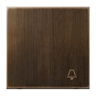 Jung - Enjoliveur avec symbole "sonnerie" / LS 990 Laiton ancien