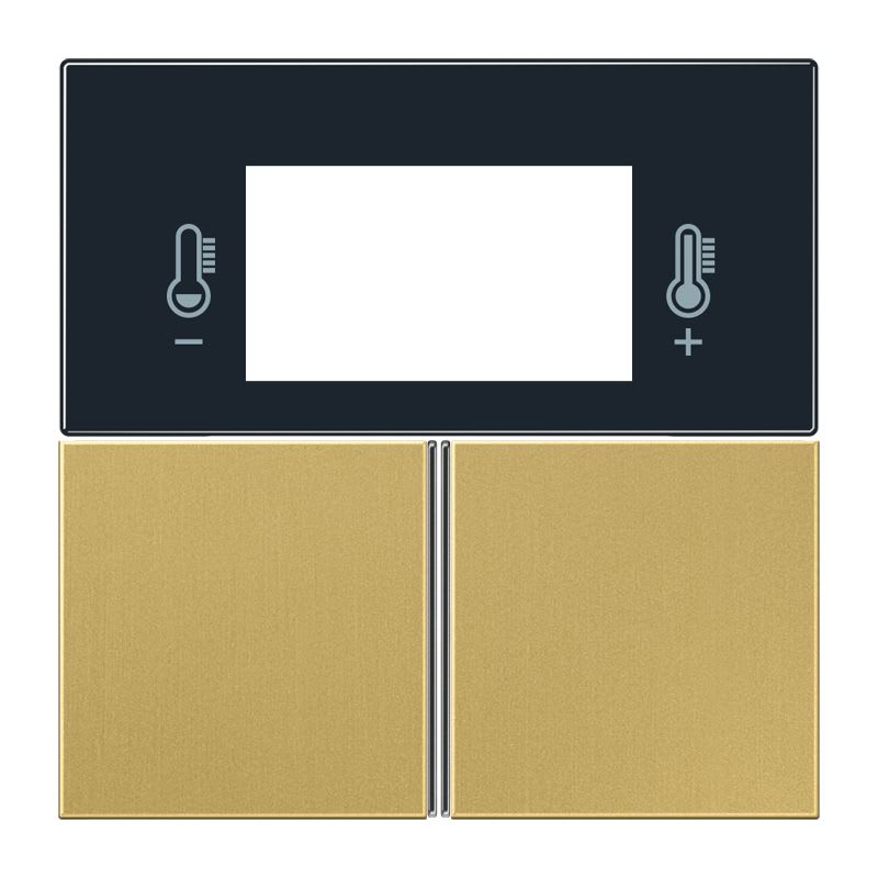 Jung - Kit touche pour régulateur KNX 4093KRMTSD / LS 990 Laiton doré