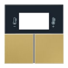 Jung - Kit touche pour régulateur KNX 4093KRMTSD / LS 990 Laiton doré