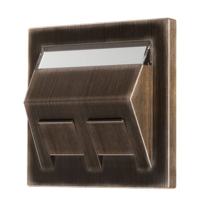 Jung - Enjoliveur pour noyau Modulear Jack / LS 990 Laiton ancien