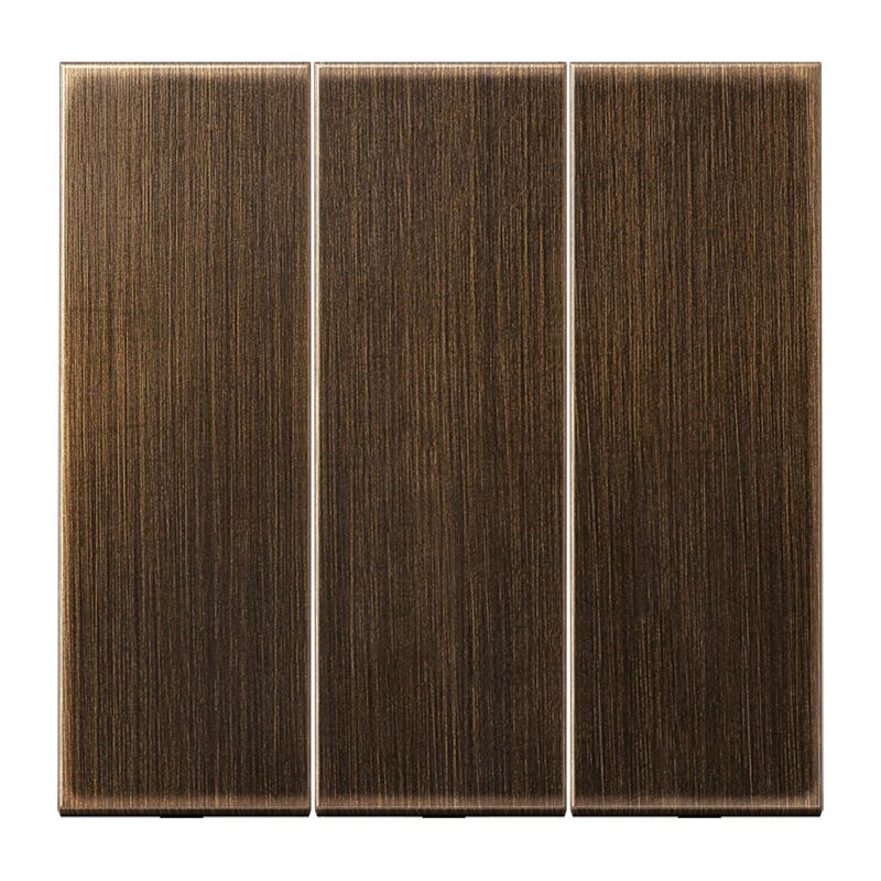 Jung - Enjoliveur pour interrupteur et bouton poussoir 3 voies / LS 990 Laiton ancien