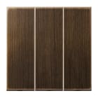 Jung - Enjoliveur pour interrupteur et bouton poussoir 3 voies / LS 990 Laiton ancien