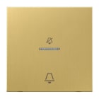 Jung - Enjoliveur hôtel, poste extérieur pour mécanisme 531KO5VEUMxx / Laiton doré