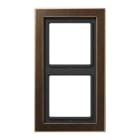 Jung - Cadre 2 postes LS Design / Laiton ancien
