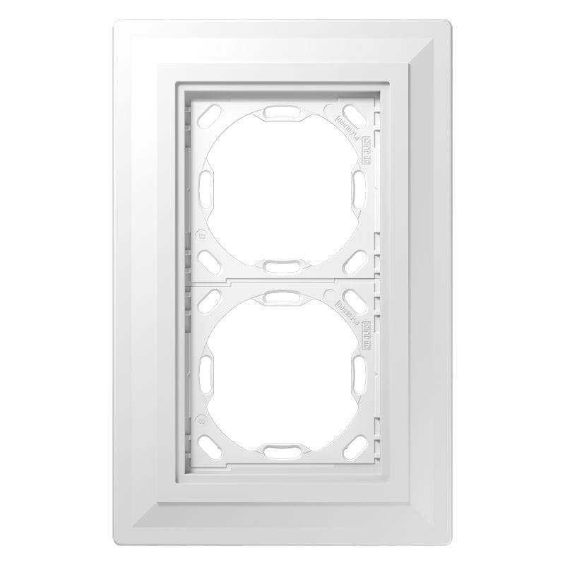 Jung - Cadre platre adaptateur 2 postes, fleur de mur