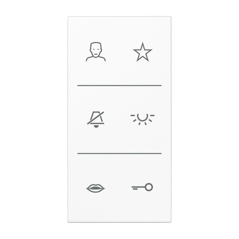 Jung - Enjo. design Vidéo / LS 990 Blanc