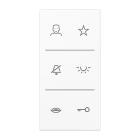 Jung - Enjo. design Vidéo / LS 990 Blanc