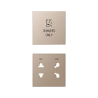 Jung - Enjoliveur prise  rasoir / A 500 Champagne