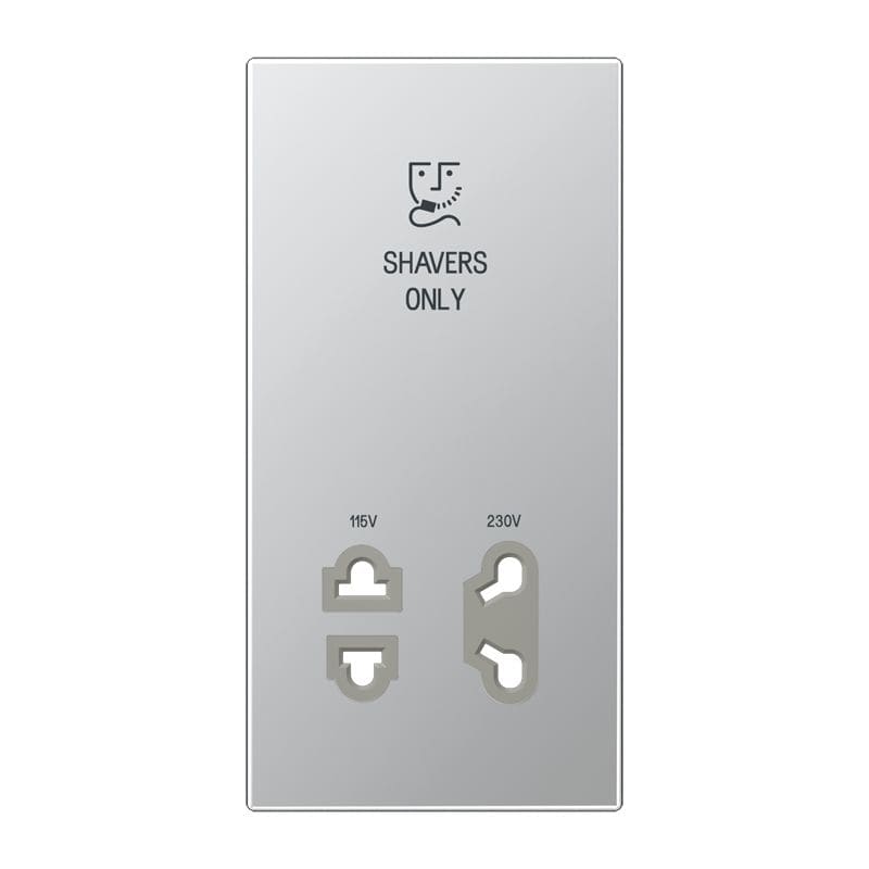 Jung - Enjoliveur prise  rasoir / LS 990 Aluminium