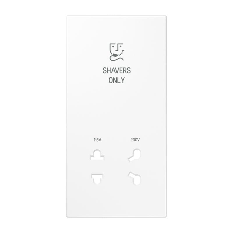 Jung - Enjoliveur prise  rasoir / LS 990 Blanc