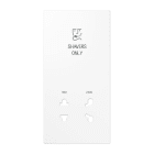 Jung - Enjoliveur prise  rasoir / LS 990 Blanc