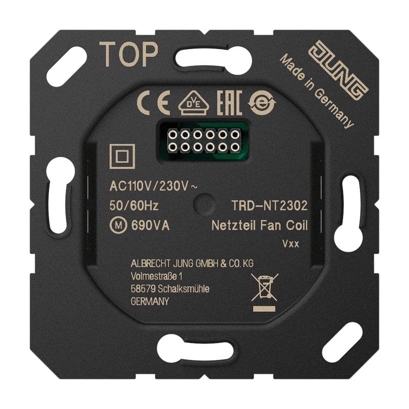 Jung - Mécanisme régulateur Fan Coil 2 tubes