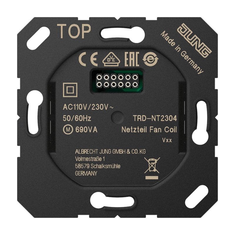 Jung - Mécanisme régulateur Fan Coil 4 tubes