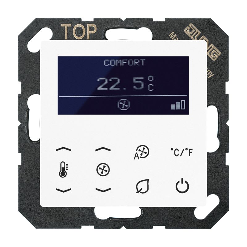 Jung - Régulateur Fan Coil KNX / A 500 Blanc