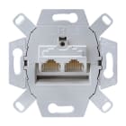 Jung - Mécanisme prise double RJ Cat6