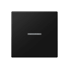 Jung - Enjo simple touche à voyant pour mécanisme BP-BCU F10 A10xxxST / A 500 Noir mat