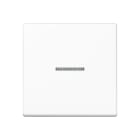 Jung - Enjo simple touche à voyant pour mécanisme BP-BCU F10 A10xxxST / A 500 Blanc