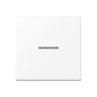 Jung - Enjo simple touche à voyant pour méca BP-BCU F10 A10xxxST / A 500 Blanc mat