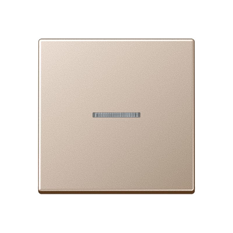 Jung - Enjo simple touche à voyant pour méca BP-BCU F10 A10xxxST / A 500 Champagne