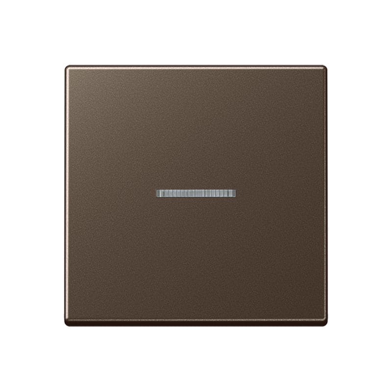 Jung - Enjo simple touche à voyant pour mécanisme BP-BCU F10 A10xxxST / A 500 Moka