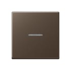 Jung - Enjo simple touche à voyant pour mécanisme BP-BCU F10 A10xxxST / A 500 Moka