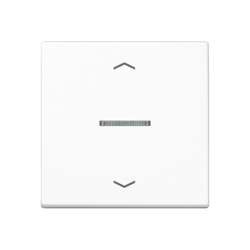 Jung - Enjo simple touche avec flèches et voyant pour méc BP-BCU A10xxxST/ A 500 Blanc