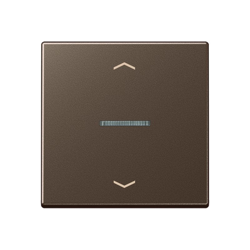 Jung - Enjo simple touche avec flèches et voyant pour méc BP-BCU A10xxxST/ A 500 Moka