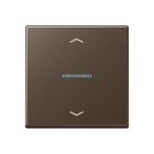 Jung - Enjo simple touche avec flèches et voyant pour méc BP-BCU A10xxxST/ A 500 Moka