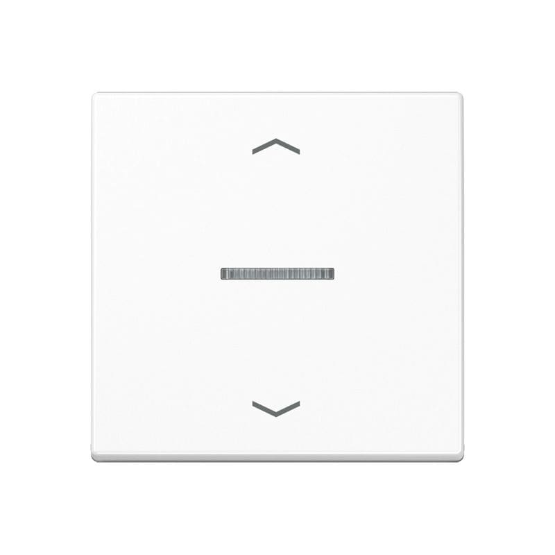 Jung - Enjo simple touche avec flèches et voyant pour méc BP-BCU A10xxxST/ A 500 Blanc