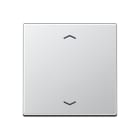 Jung - Enjo simple touche avec flèches pour mécanisme BP-BCU A10xxxST/ A 500 Aluminium