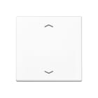 Jung - Enjo simple touche avec flèches pour mécanisme BP-BCU A10xxxST/ A 500 Blanc
