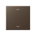 Jung - Enjo simple touche avec flèches pour mécanisme BP-BCU A10xxxST/ A 500 Moka