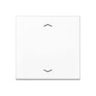 Jung - Enjo simple touche avec flèches pour mécanisme BP-BCU A10xxxST/ A 500 Blanc