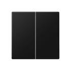 Jung - Enjo double touche pour mécanisme BP-BCU F10 A10xxxST / A 500 Noir mat