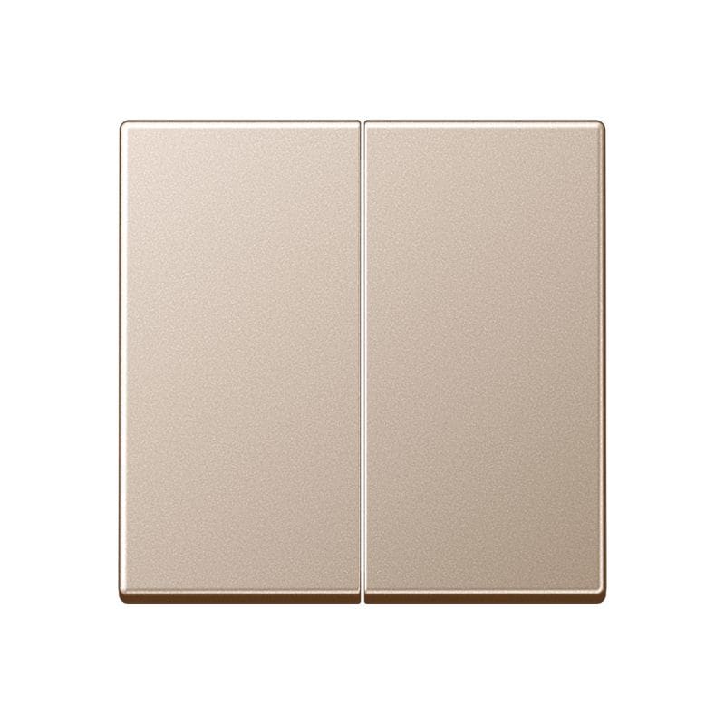 Jung - Enjo double touche pour mécanisme BP-BCU F10 A10xxxST / A 500 Champagne