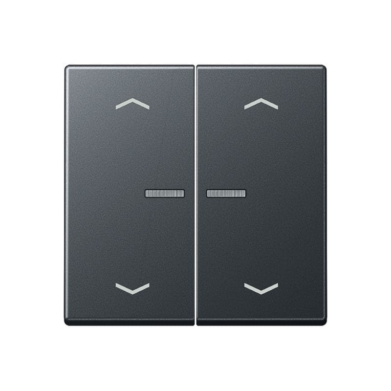 Jung - Enjo double touche avec flèches et voyant méc BP-BCU A10xxxST/ A 500 Anthracite