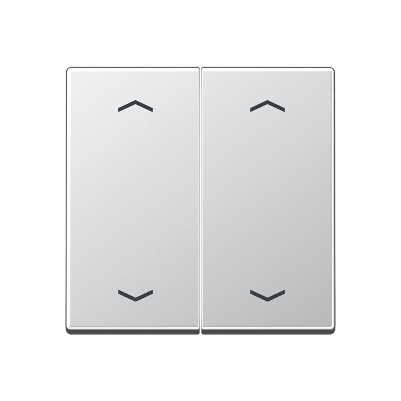 Jung - Enjo double touche avec flèches pour mécanisme BP-BCU A10xxxST/ A 500 Aluminium