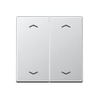 Jung - Enjo double touche avec flèches pour mécanisme BP-BCU A10xxxST/ A 500 Aluminium