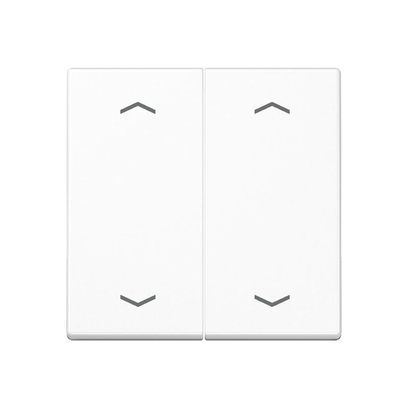 Jung - Enjo double touche avec flèches pour mécanisme BP-BCU A10xxxST/ A 500 Blanc